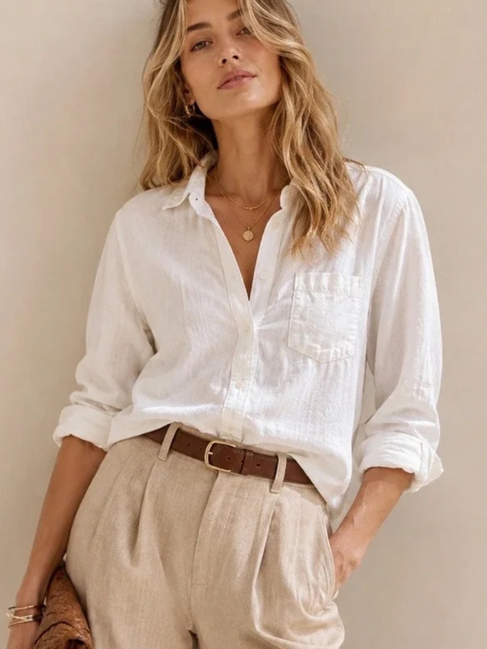 Grayson The Hero White Classic Button Down